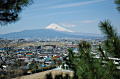 韮山城址から見た富士山