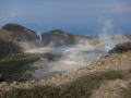 トカラ列島中之島の噴火口